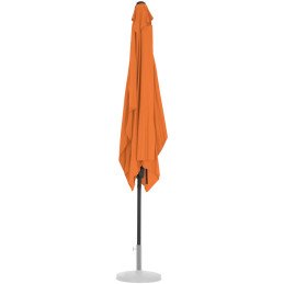 Stačiakampis sulankstomas skėtis su švaistikliu 200 x 300 cm oranžinės spalvos