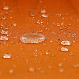 Stačiakampis skėtis su švaistikliu 200 x 300 cm oranžinės spalvos