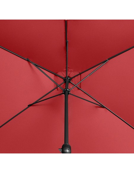 Stačiakampis sodo skėtis su švaistikliu 200 x 300 cm bordo spalvos Stačiakampis sodo skėtis su švaistikliu 200 x 300 cm bordo spalvos