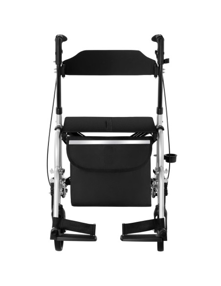 Reabilitacinė vaikštynė 2 viename su vežimėlio funkcija, sulankstoma su krepšiu iki 136 kg
