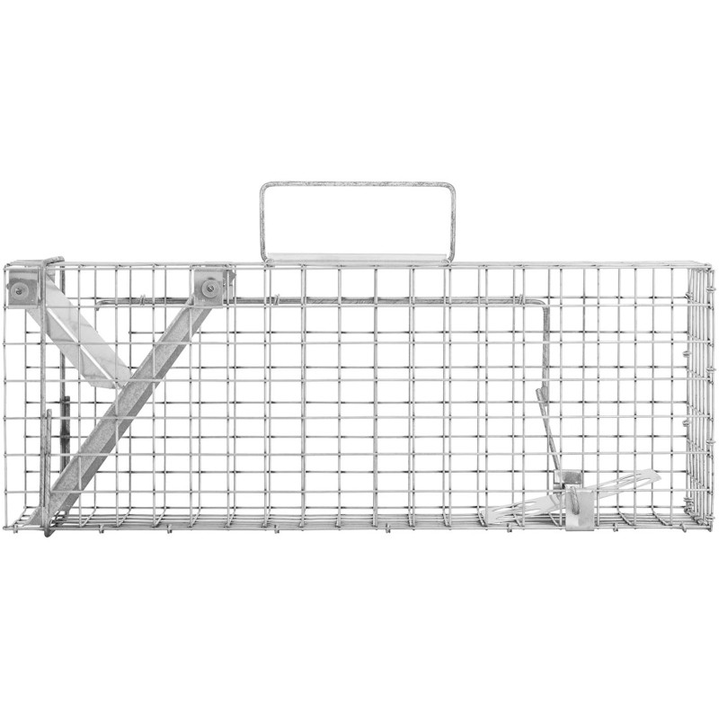 Gyvi spąstai kiaunėlėms žiurkėms lapėms 48,5 x 15,5 x 19 cm tinklelis 25 x 25 mm