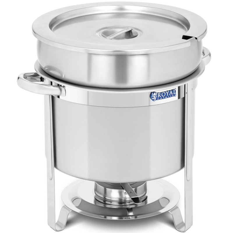 Apvalaus stalo maisto šildytuvas pastai su dangteliu 10,5 l