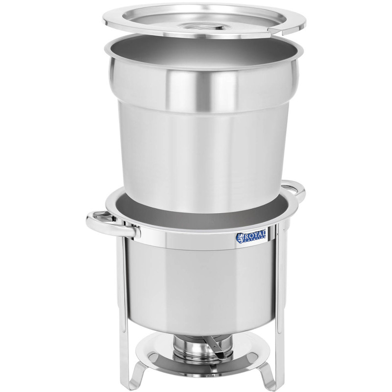 Apvalaus stalo maisto šildytuvas pastai su dangteliu 10,5 l