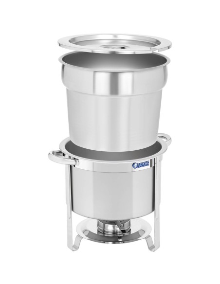 Apvalaus stalo maisto šildytuvas pastai su dangteliu 10,5 l