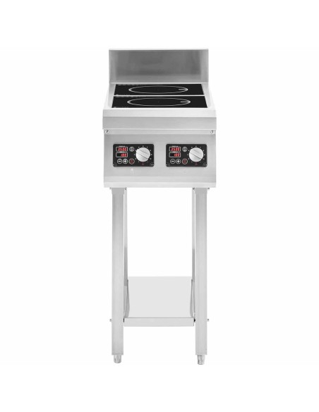 Atskirai pastatoma 2 degiklių indukcinė viryklė 400 V 2 x 3500 W Atskirai pastatoma 2 degiklių indukcinė viryklė 400 V 2 x 3500 W