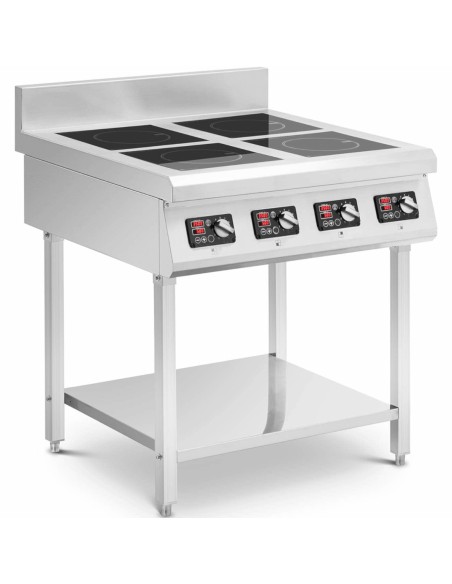 4 degiklių atviro pagrindo indukcinė viryklė 400 V 4 x 3500 W 4 degiklių atviro pagrindo indukcinė viryklė 400 V 4 x 3500 W