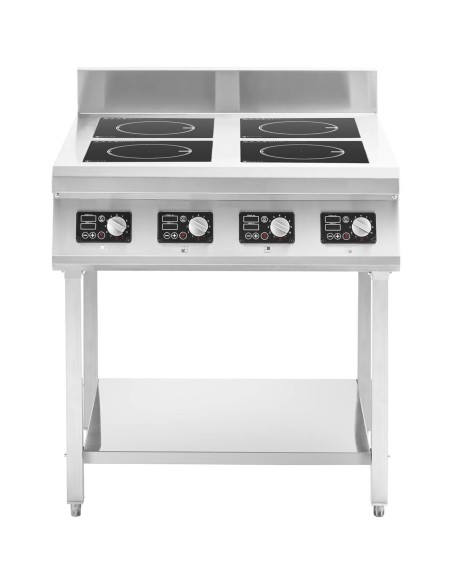 4 degiklių atviro pagrindo indukcinė viryklė 400 V 4 x 3500 W 4 degiklių atviro pagrindo indukcinė viryklė 400 V 4 x 3500 W