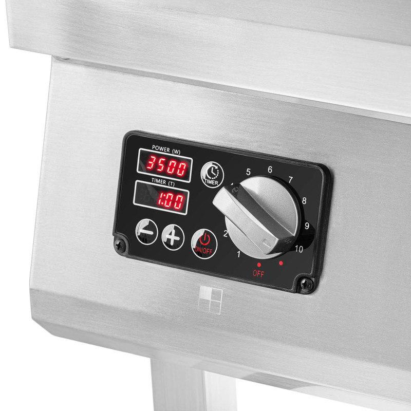 4 degiklių atviro pagrindo indukcinė viryklė 400 V 4 x 3500 W