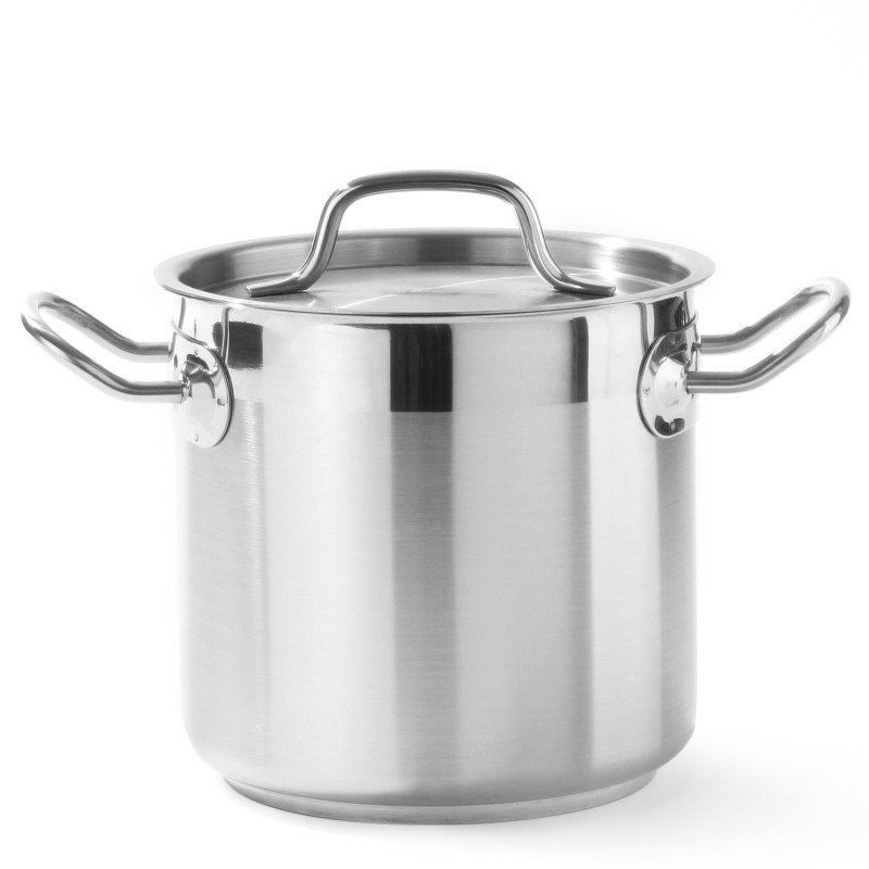 Aukštas puodas Profi Line su dangčiu Sumuštinis dugnas 16 l sk. 280 x 260 h – Hendi 832509