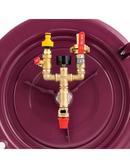 Hydro press squeezer vandens presas vaisių vyno sultims 40 l + 5 maišeliai Hydro press squeezer vandens presas vaisių vyno sultims 40 l + 5 maišeliai