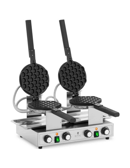 Dviguba burbulinė vaflinė burbuliniams vafliams TEFLON 2 x 1400 W Dviguba burbulinė vaflinė burbuliniams vafliams TEFLON 2 x 1400 W