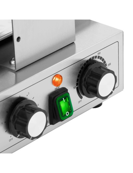 Dviguba burbulinė vaflinė burbuliniams vafliams TEFLON 2 x 1400 W Dviguba burbulinė vaflinė burbuliniams vafliams TEFLON 2 x 1400 W