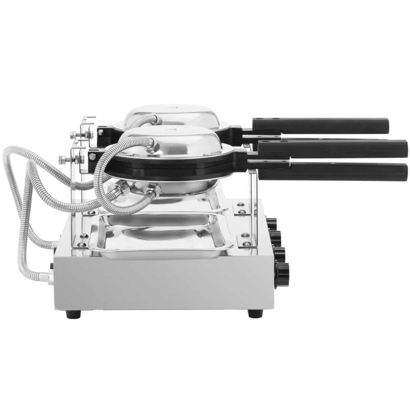 Dviguba burbulinė vaflinė burbuliniams vafliams TEFLON 2 x 1400 W