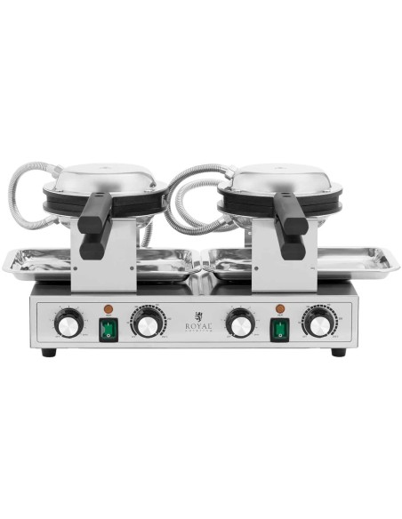 Dviguba burbulinė vaflinė burbuliniams vafliams TEFLON 2 x 1400 W Dviguba burbulinė vaflinė burbuliniams vafliams TEFLON 2 x 1400 W