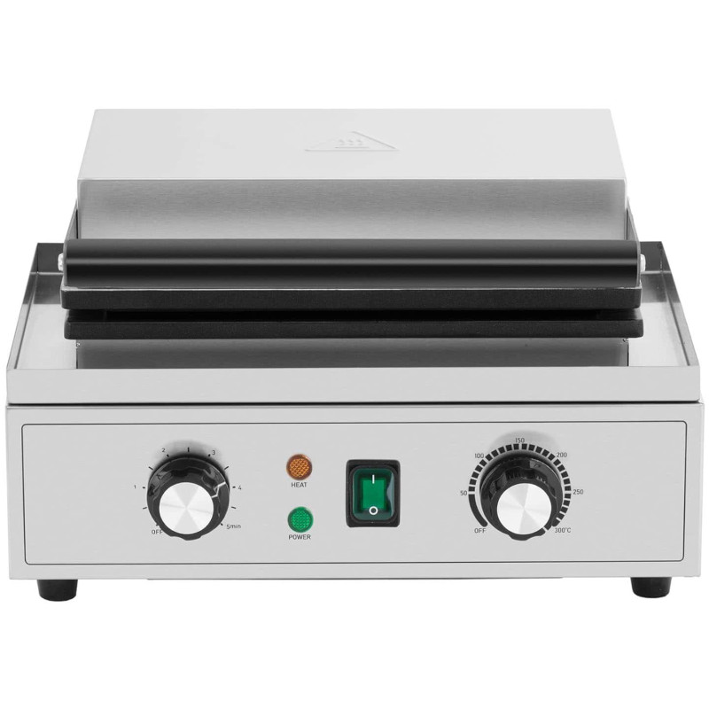 Stačiakampė vaflinė 3 belgiškiems vafliams TEFLON 1500 W