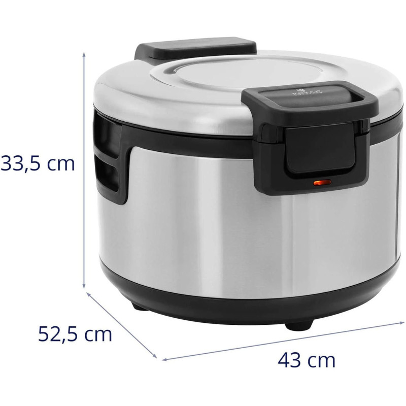 Elektrinė ryžių viryklė su nepridegančia danga 19 L 110 W