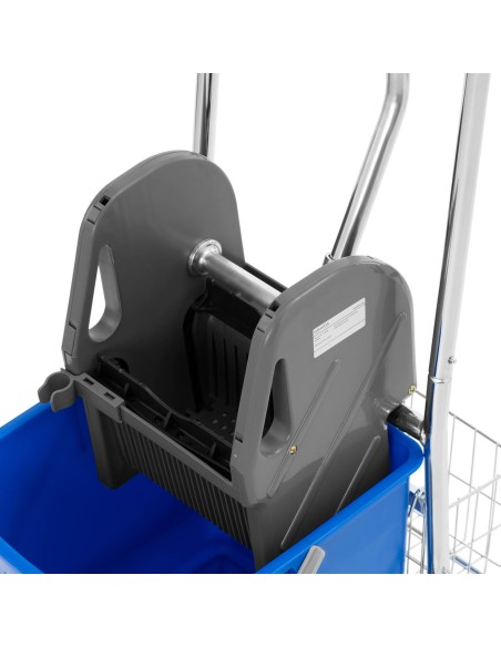 Vežimėlis grindims valyti su kibiru ir 30 l spaustuku