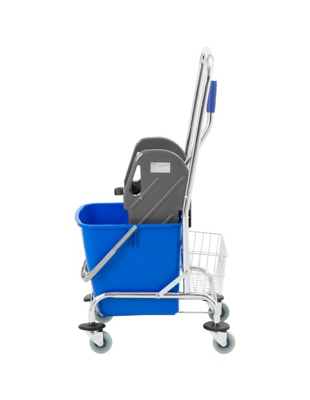 Vežimėlis grindims valyti su kibiru ir 30 l spaustuku