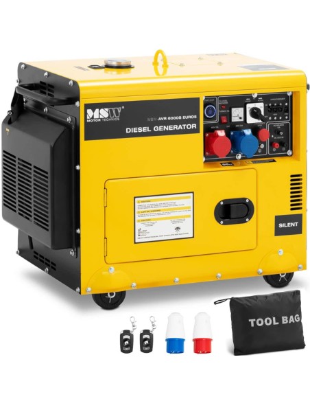 Galios generatorius dyzelinis generatorius 16 l 240/400 V 6000 W AVR Galios generatorius dyzelinis generatorius 16 l 240/400 V 6000 W AVR