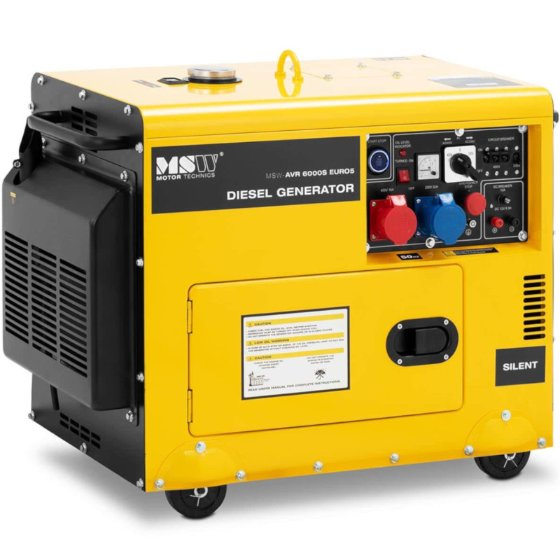 Galios generatorius dyzelinis generatorius 16 l 240/400 V 6000 W AVR