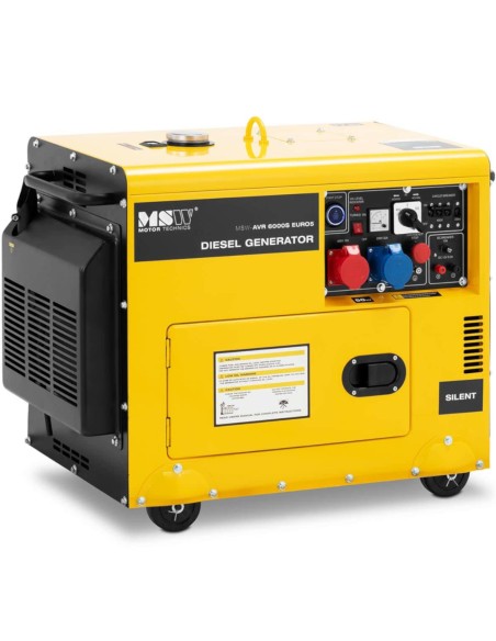 Galios generatorius dyzelinis generatorius 16 l 240/400 V 6000 W AVR Galios generatorius dyzelinis generatorius 16 l 240/400 V 6000 W AVR