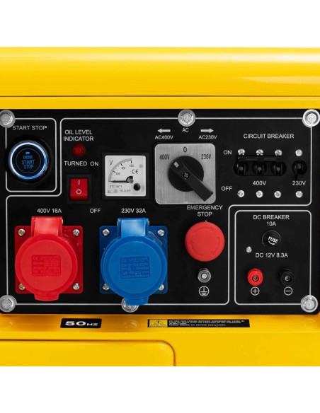Galios generatorius dyzelinis generatorius 16 l 240/400 V 6000 W AVR Galios generatorius dyzelinis generatorius 16 l 240/400 V 6000 W AVR