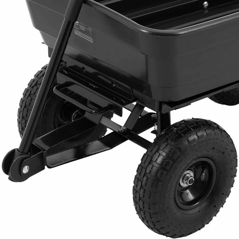 Sodo vežimėlis savivartis 75 l 300 kg