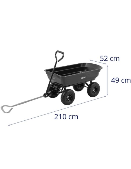 Sodo vežimėlis savivartis 75 l 300 kg Sodo vežimėlis savivartis 75 l 300 kg