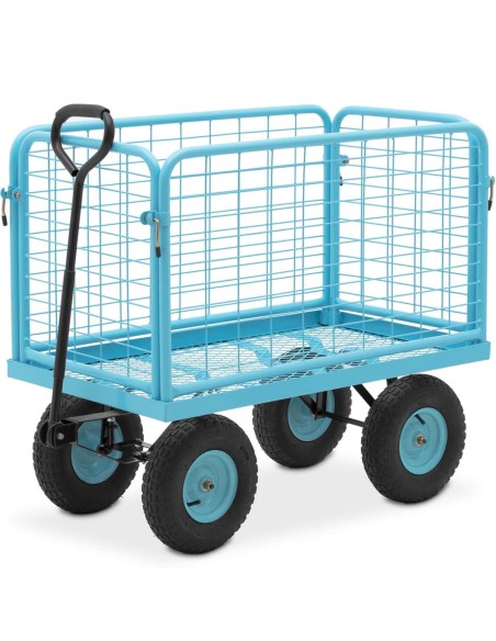 Sulankstomas ekonomiškas transportavimo sodo vežimėlis iki 400 kg Sulankstomas ekonomiškas transportavimo sodo vežimėlis iki 400 kg