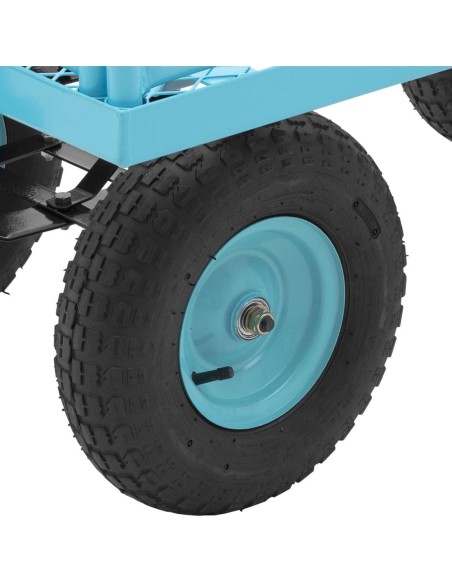 Sulankstomas ekonomiškas transportavimo sodo vežimėlis iki 400 kg Sulankstomas ekonomiškas transportavimo sodo vežimėlis iki 400 kg