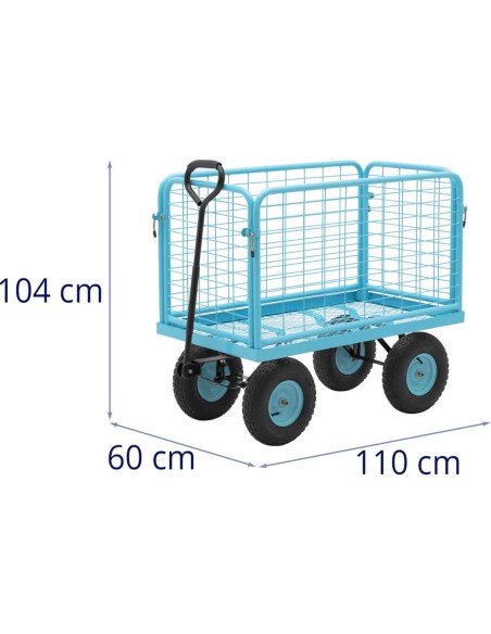 Sulankstomas ekonomiškas transportavimo sodo vežimėlis iki 400 kg Sulankstomas ekonomiškas transportavimo sodo vežimėlis iki 400 kg