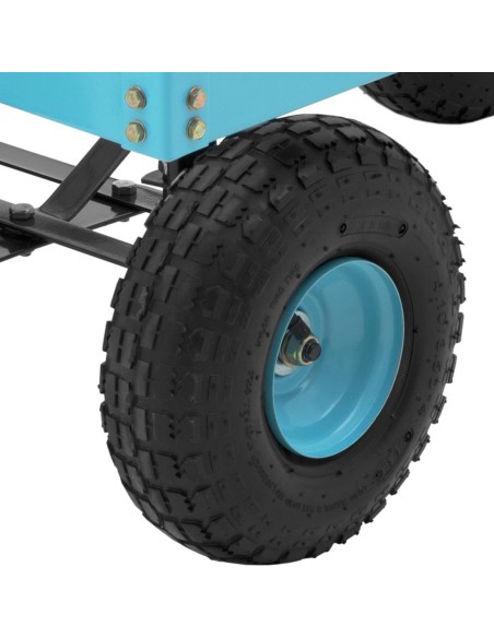 Sodo vežimėlis su 2 lygių tinkleliu iki 150 kg Sodo vežimėlis su 2 lygių tinkleliu iki 150 kg