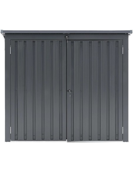 Dangtelio korpusas 2 dėžėms, 240 l šiukšliadėžės, metalinis Dangtelio korpusas 2 dėžėms, 240 l šiukšliadėžės, metalinis
