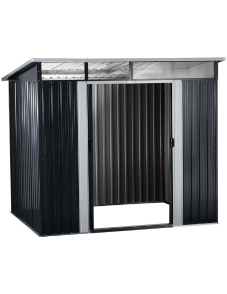Metalinė sodo įrankių namelis 225 x 180 x 203 cm Metalinė sodo įrankių namelis 225 x 180 x 203 cm