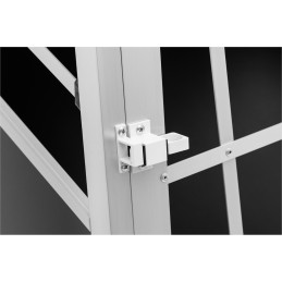 Trapecijos formos metalinis narvas šunims vežti 85 x 95 x 69 cm