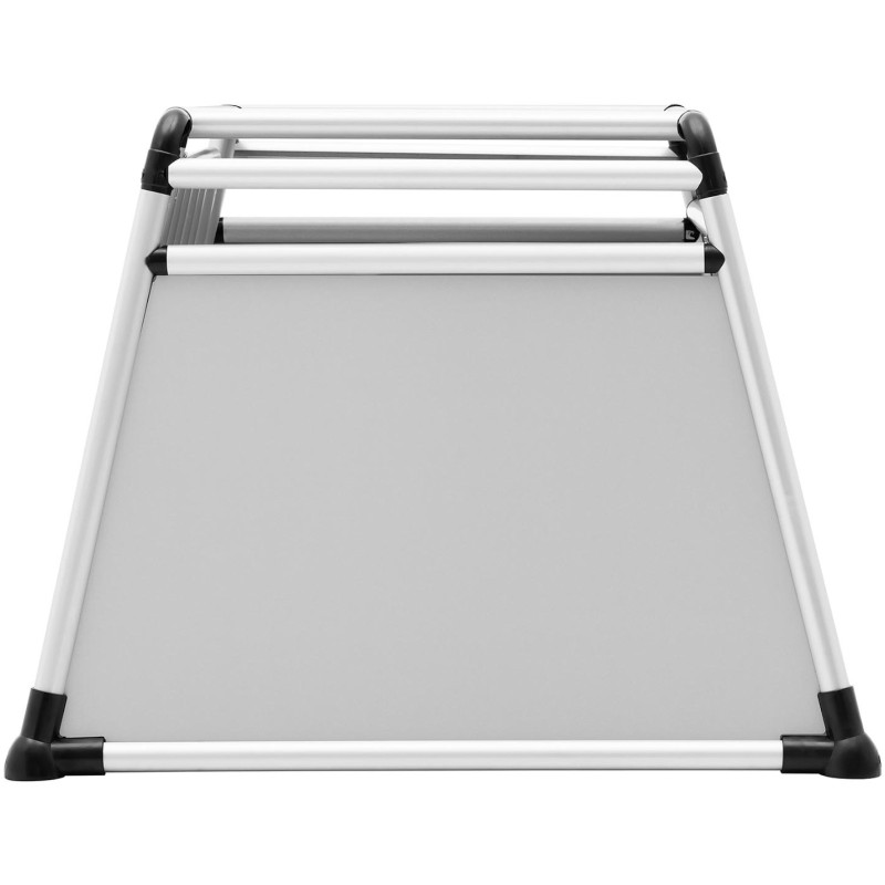 Trapecijos formos metalinis narvas šunims 82 x 75 x 64 cm
