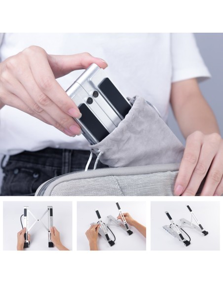 Stovas nešiojamam kompiuteriui PD USB-C HDMI 2xUSB-A 1xUSB-C 1xSD 1xTF juodas Stovas nešiojamam kompiuteriui PD USB-C HDMI 2xUSB-A 1xUSB-C 1xSD 1xTF juodas