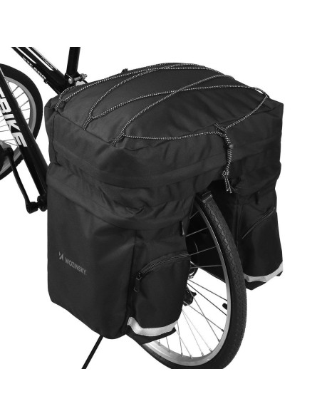 Talpa dviračio krepšys 60l bagažinei + juodas uždangalas nuo lietaus