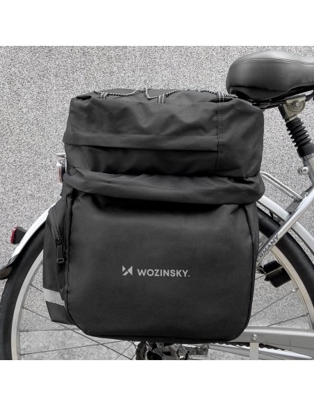 Talpa dviračio krepšys 60l bagažinei + juodas uždangalas nuo lietaus