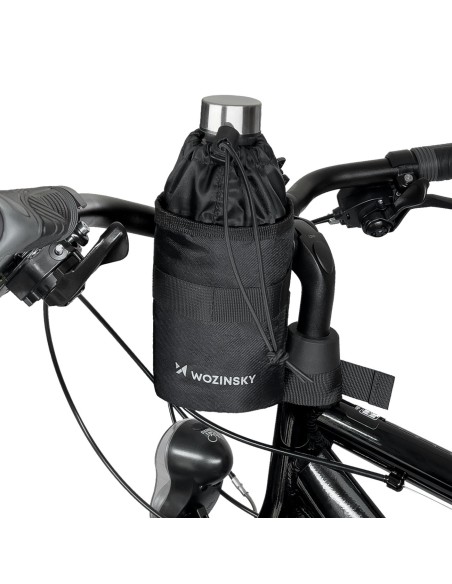 Terminio vandens buteliuko maišelis 1l dviračio butelis juodas