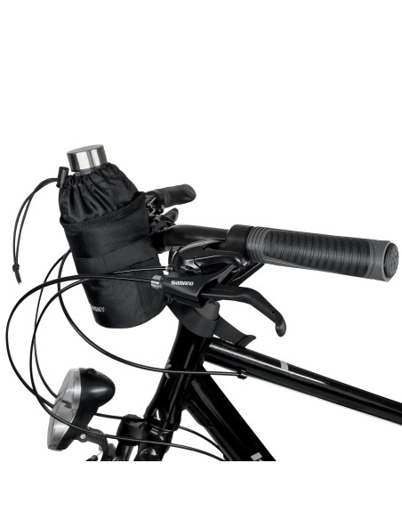 Terminio vandens buteliuko maišelis 1l dviračio butelis juodas