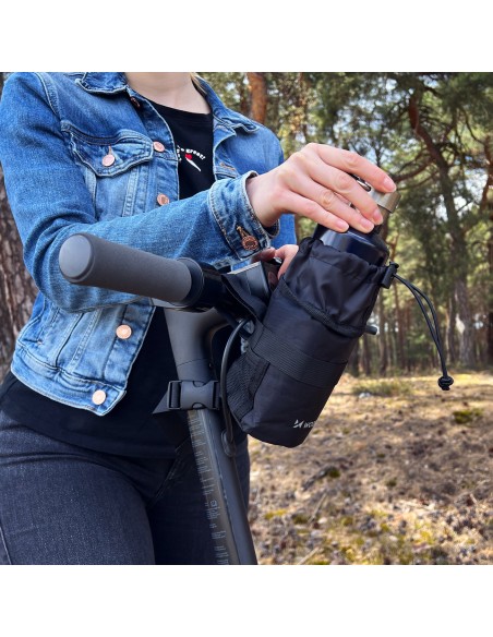 Terminio vandens buteliuko maišelis 1l dviračio butelis juodas