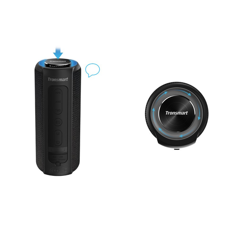 Belaidis Bluetooth garsiakalbis T6 Plus 40W + Powerbank juodas