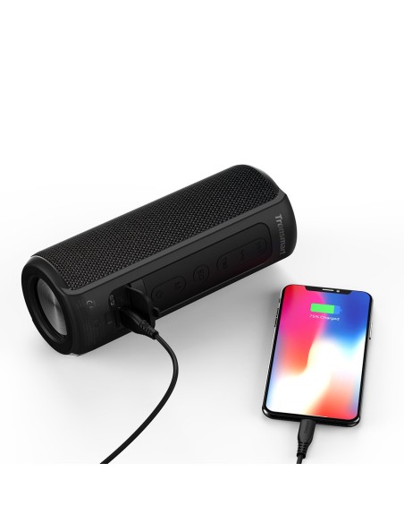 Belaidis Bluetooth garsiakalbis T6 Plus 40W + Powerbank juodas Belaidis Bluetooth garsiakalbis T6 Plus 40W + Powerbank juodas