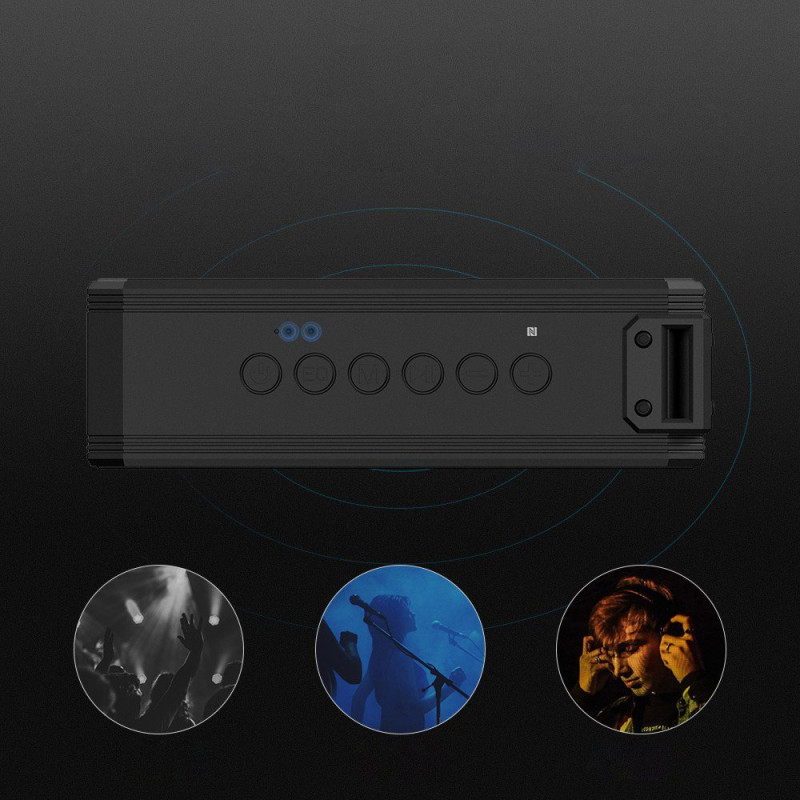 Element Force+ 40W NFC belaidė Bluetooth garsiakalbė juoda