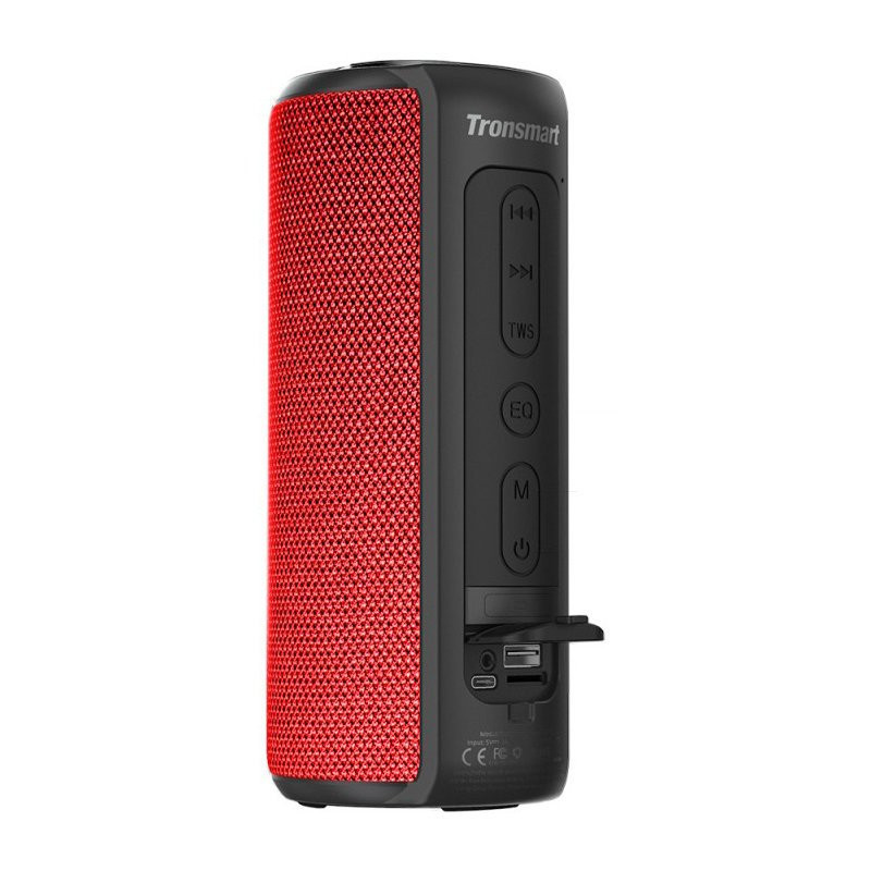 Belaidis Bluetooth garsiakalbis T6 Plus 40W + Powerbank raudona