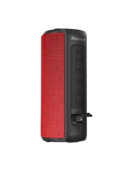 Belaidis Bluetooth garsiakalbis T6 Plus 40W + Powerbank raudona Belaidis Bluetooth garsiakalbis T6 Plus 40W + Powerbank raudona