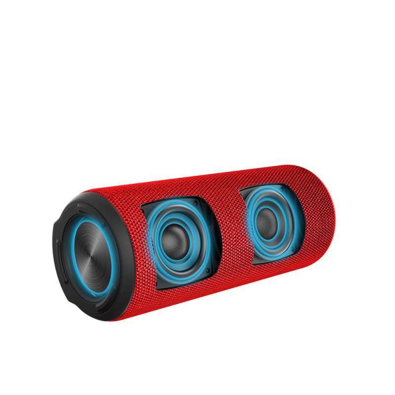 Belaidis Bluetooth garsiakalbis T6 Plus 40W + Powerbank raudona