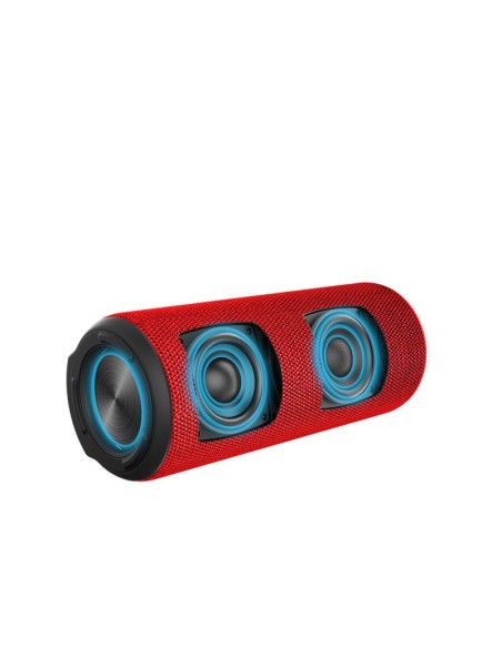 Belaidis Bluetooth garsiakalbis T6 Plus 40W + Powerbank raudona Belaidis Bluetooth garsiakalbis T6 Plus 40W + Powerbank raudona