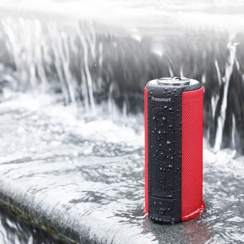 Belaidis Bluetooth garsiakalbis T6 Plus 40W + Powerbank raudona